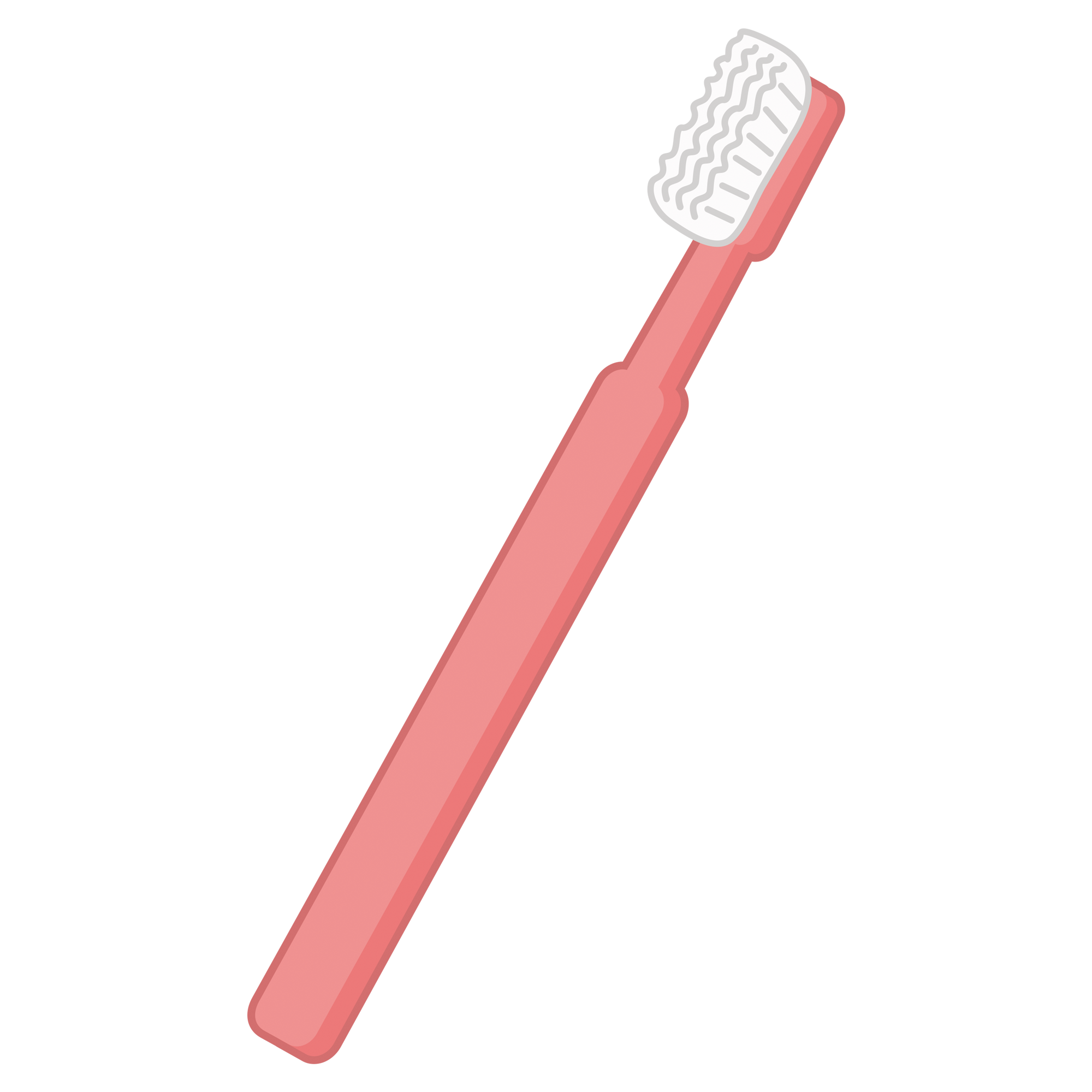 ピンクの歯ブラシのイラスト イラスト素材館