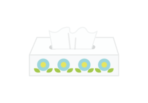 ティッシュボックスのイラスト