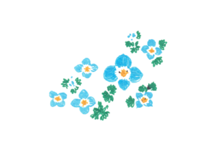 オオイヌノフグリのイラスト