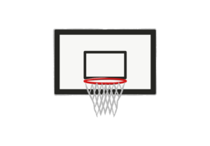 バスケットゴールのイラスト