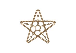 ガーリーデザインな星マーク