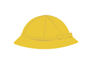 通学帽子のイラスト