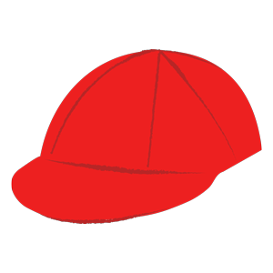 赤色の体操帽子のイラスト イラスト素材館