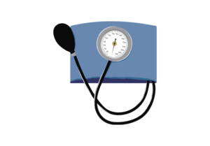 メーター付き血圧計のイラスト