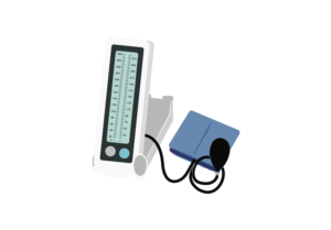 水銀フリー血圧計のイラスト