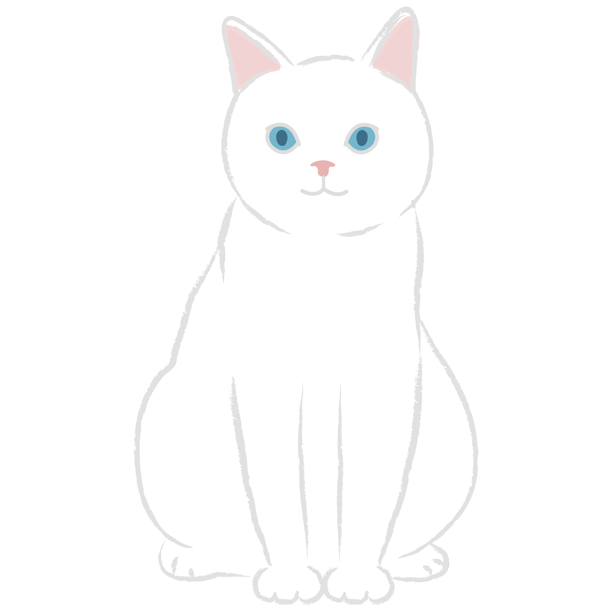 0以上 猫 座る イラスト 2768 猫 座る イラスト