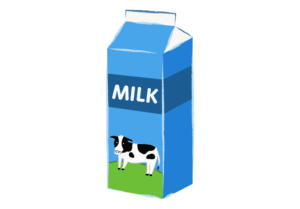牛乳パックのイラスト