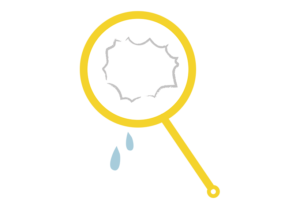 破れた金魚すくいのポイ