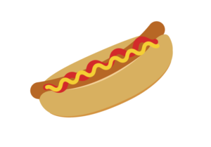ホットドッグのイラスト