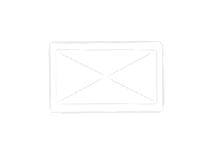 真っ白な雑巾のイラスト