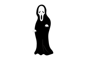 ハロウィンっぽい死神のイラスト