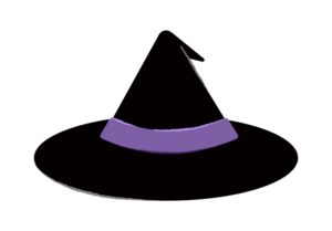 魔女の帽子のイラスト