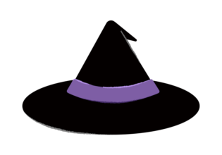 魔女の帽子のイラスト